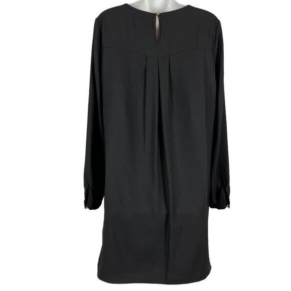 Jessica Simpson Black Gold Studded Shift Whimsigoth Long Sleeve Dress Witchy 12 - Picture 14 of 15